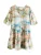 Next Blousejurk  beige / nude / hemelsblauw / grasgroen
