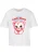 Miss Tee Shirt ‘Little Devil’  lichtblauw / pink / rood / wit