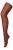 Sock Snob Dames80 denier ondoorzichtig patroon panty’s – Rood Weven