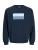 JACK & JONES Sweatshirt ‘JCOFUSION’  navy / opaal / lichtblauw