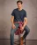 Klassiek Essential T-shirt Blauw