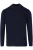 MAERZ Superwash Classic Fit Trui Staande kraag Marine, Effen