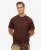 Superdry Mannen T-shirt met Borstzak en Contrasterend Stiksel Bruin