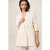 Oltre Double-breasted Blazer In Crepe Fabric White