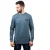 Caterpillar Merkenbanner Langslavende Katoenen Groene T-Shirt voor Mannen