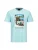 19V69 ITALIA Shirt ‘Rafael Beach’  beige / hemelsblauw / mintgroen / zwart