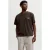 JACK & JONES ORIGINALS relaxed fit T-shirt met backprint – donkerbruin
