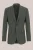 Fundamentals – Heren slim fit blazer – Slim Fit – Olijfgroen –