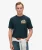 Travel Postcard T-shirt met Print op de Borst Blauw