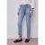 Mid Waist Slim Legs jeans met turn-up