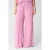 Shoeby wide leg high waist casual broek roze