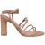 Biba Selita leren sandalen met blokhak voor dames (Naakt)
