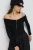 Blouse épaules ouvertes avec fermeture éclair