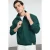 TRENDYOL MAN Heren Groen Slogan Lang Oversized Sweatshirts
