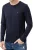Tommy Hilfiger Slim Fit T-Shirt ronde hals nachtblauw, Effen