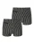 SCHIESSER Zwemshorts ‘ Ocean Swim ‘  zwart / wit