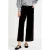Cache Cache corduroy bootcut cropped broek – zwart