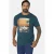 Jan Vanderstorm oversized T-shirt Plus Size HAKEJAN petrol