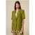 Oltre Short-sleeved Blazer Green