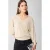 Shoeby pullover beige met glitter