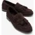 Lupen Leren Kwast Loafer Dames