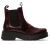 Fly London Dames Wijn MEDI789 Wedged Chelsea Enkel Leren Platform Laarzen