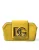 Gele Gladde Leren DG Logo Clutch Schoudertas