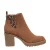ONLY Onlbarbara Noos chelsea boots met blokhak – cognac/panter