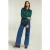 River Woods Green Blouse With Bow