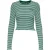 Only Onlmaja ls cropped stripe top cc j dessin