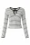 BRAVE SOUL Shirt  zwart / wit