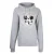Disney Dames/dames Mickey Love Kiss Hoodie (Heide Grijs)