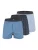 jbs Boxershorts  navy / duifblauw / lichtblauw / wit