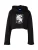 KARL LAGERFELD JEANS Sweatshirt  zwart / wit