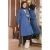 Knoop Detailed Trenchcoat Indigo