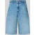 Topshop straight fit shorts in denim-look model ‘Joa’