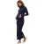 Mamalicious Geribde buisrok voor dames (Navy Blazer)
