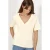 V-hals Effen Regular Fit Katoenen T-Shirt
