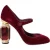 Velvet Pumps Jewelheels Mary Jane-stijl