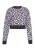 swirly Sweatshirt  lichtlila / zwart