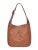 Anna Luchini Brown Rundleer Tas