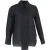 Ganni Jacquard overhemd met wijde sluiting in zwart polyester