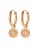 Hey Happiness Oorbellen ‘Lucky Gaze’  rose-goud