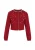 faina Sweatshirt  rood / transparant / parelwit