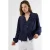 Langemouwen Tippet Kragenblouse