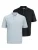 JACK & JONES Shirt ‘George’  zwart gemêleerd
