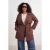 Trendyol Curve Dames Bruin Effen Lang Regular fit Grote maten Trenchcoats