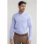River Woods Slim Fit Uni Stretch Shirt Blue