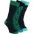 HS by Happy Socks – Heren 3-Pack Leuke Fop Kousen – Streep (Groen)