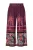 Ulla Popken Broek  bessen / purper / zwart